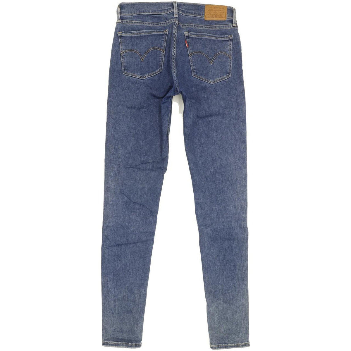 Levi's 710 Super Women Blue Skinny Slim Stretch Jeans W27 L29