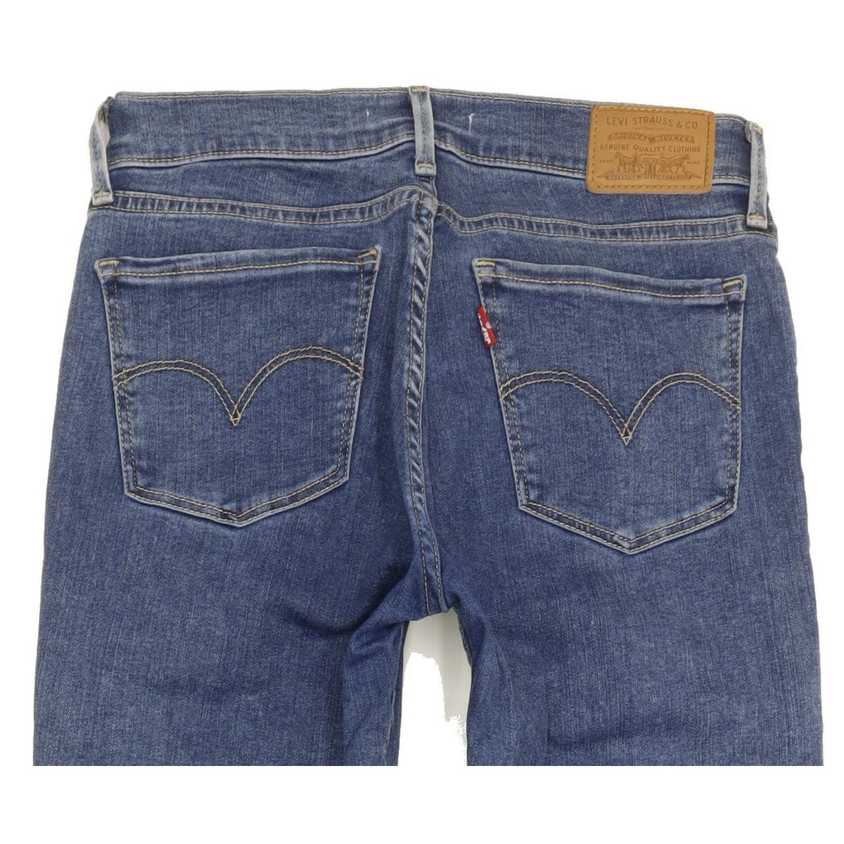 Levi's 710 Super Women Blue Skinny Slim Stretch Jeans W27 L29