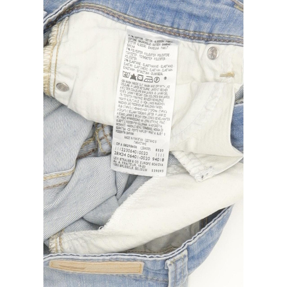 Levi's Women Blue Skinny Slim Stretch Jeans W28 L32