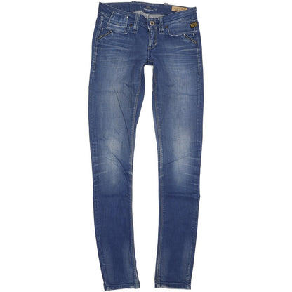 G-Star Austin Women Blue Skinny Slim Stretch Jeans W27 L34