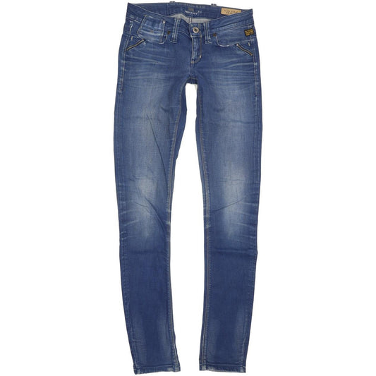 G-Star Austin Women Blue Skinny Slim Stretch Jeans W27 L34