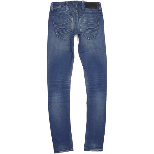 G-Star Austin Women Blue Skinny Slim Stretch Jeans W27 L34