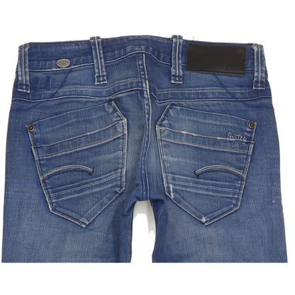 G-Star Austin Women Blue Skinny Slim Stretch Jeans W27 L34