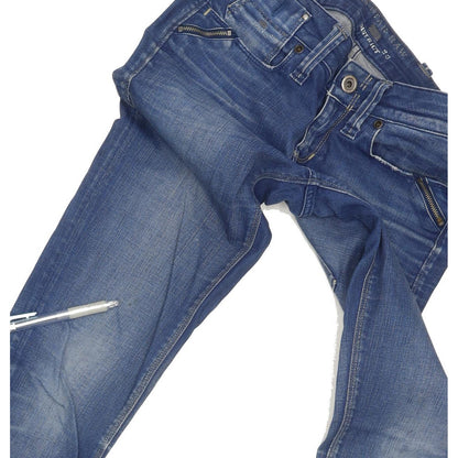 G-Star Austin Women Blue Skinny Slim Stretch Jeans W27 L34