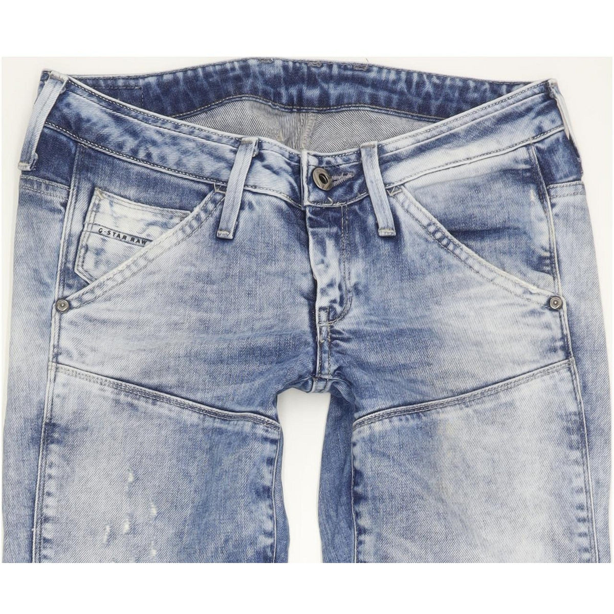 G-Star MC 5620 Women Blue Tapered Slim Stretch Jeans W24 L30