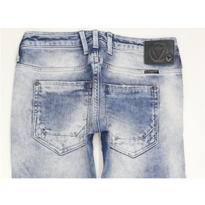 G-Star MC 5620 Women Blue Tapered Slim Stretch Jeans W24 L30