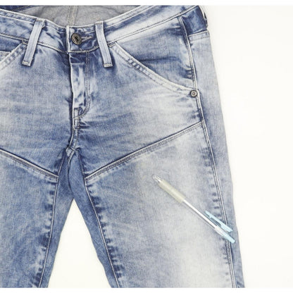 G-Star MC 5620 Women Blue Tapered Slim Stretch Jeans W24 L30