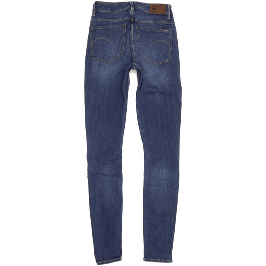 G-Star 3301 Women Blue Skinny Slim Stretch Jeans W26 L32