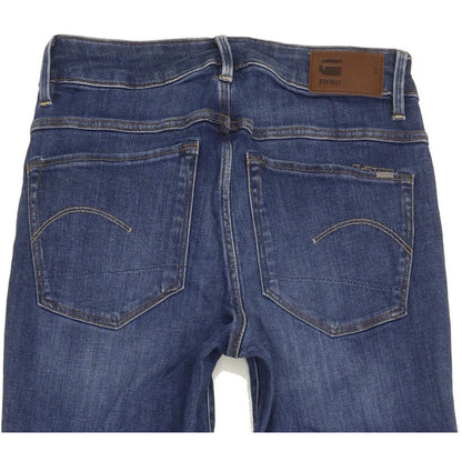 G-Star 3301 Women Blue Skinny Slim Stretch Jeans W26 L32