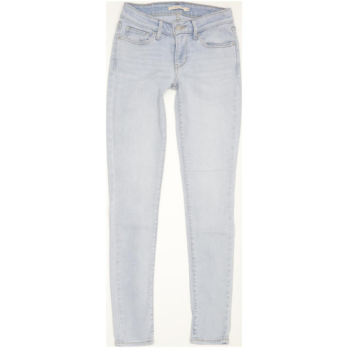 Levi's 711 Women Blue Skinny Slim Stretch Jeans W25 L30