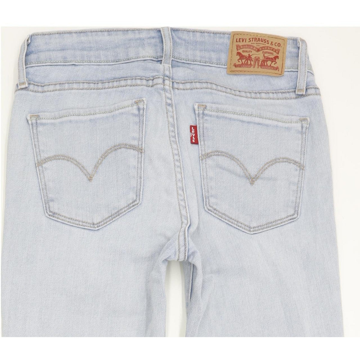 Levi's 711 Women Blue Skinny Slim Stretch Jeans W25 L30