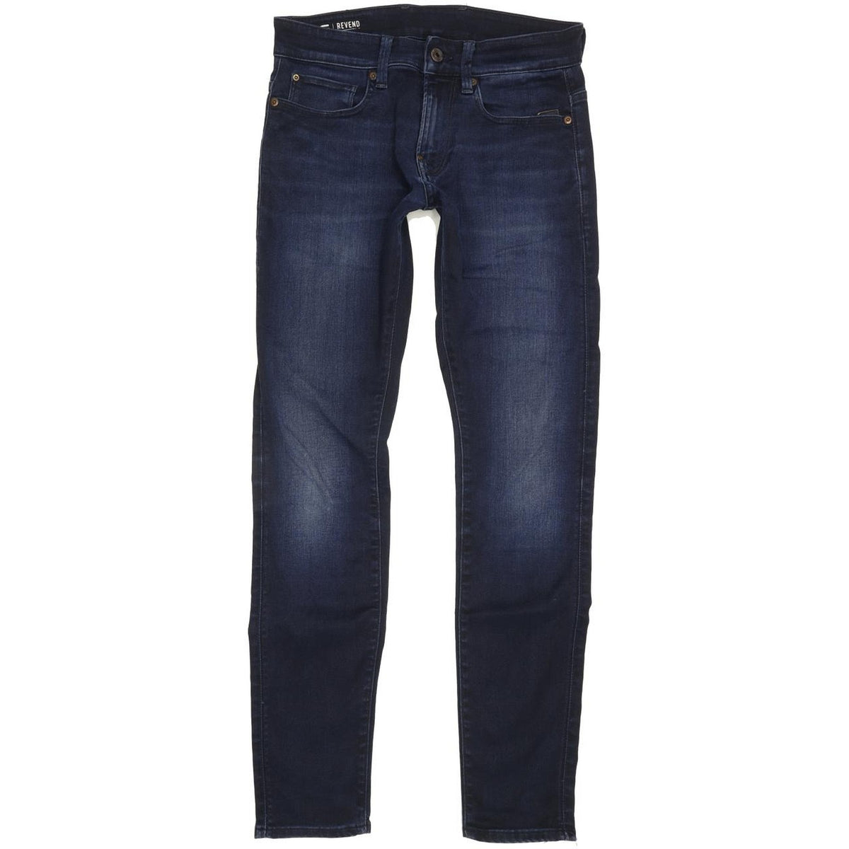 G-Star Revend Women Navy Skinny Slim Stretch Jeans W28 L32