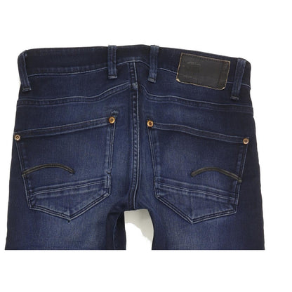 G-Star Revend Women Navy Skinny Slim Stretch Jeans W28 L32