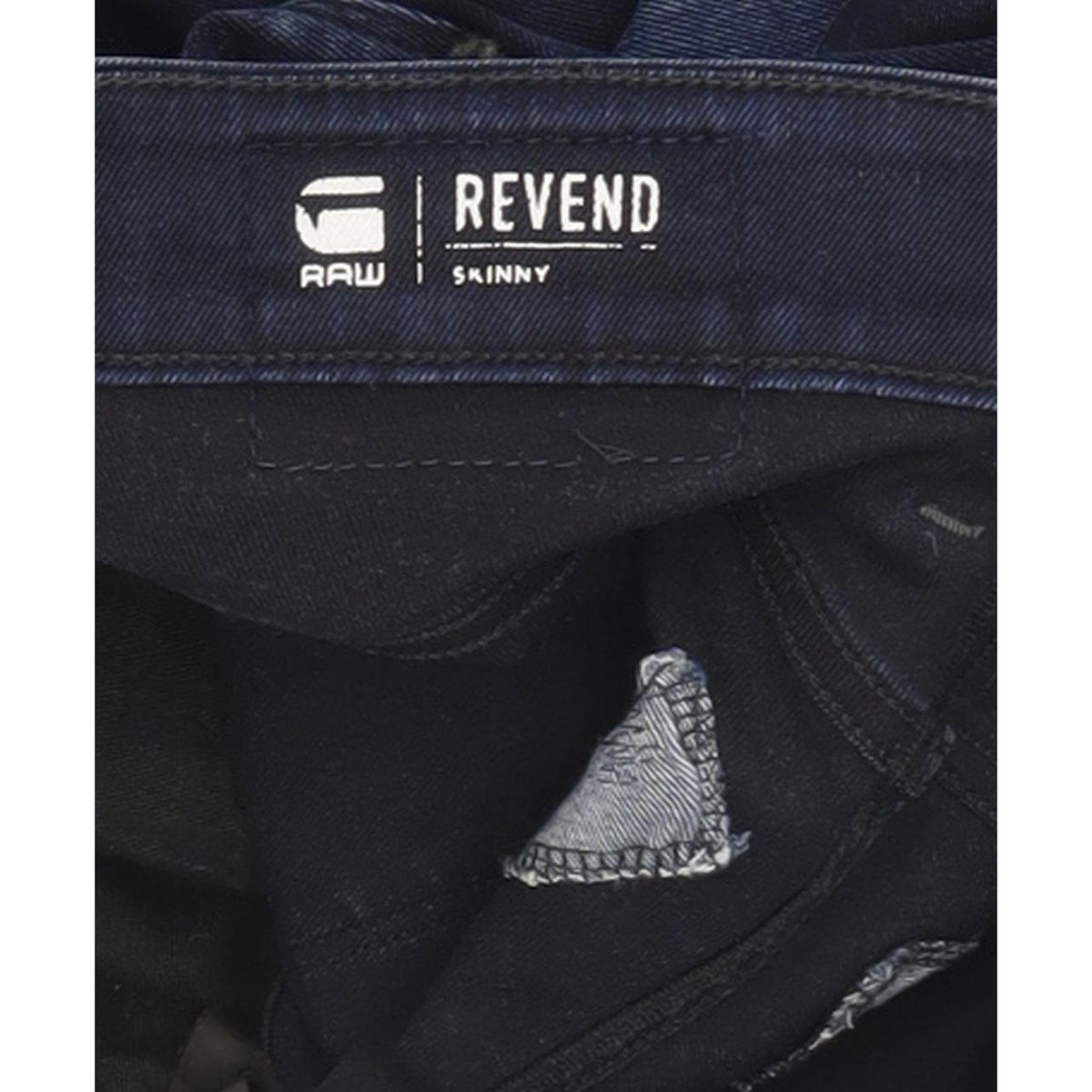 G-Star Revend Women Navy Skinny Slim Stretch Jeans W28 L32