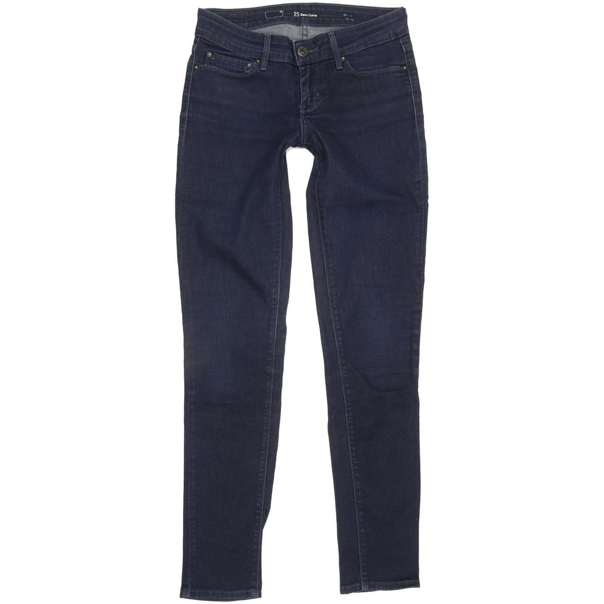 Levi's Demi Curve Women Navy Skinny Slim Stretch Jeans W25 L30
