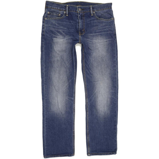Levi's 504 Men Blue Straight Regular Stretch Jeans W33 L29