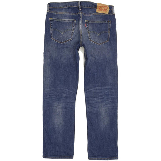 Levi's 504 Men Blue Straight Regular Stretch Jeans W33 L29