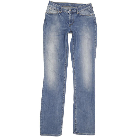 Levi's Bold Curve Women Blue Straight Slim Stretch Jeans W29 L34
