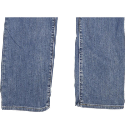 Levi's Bold Curve Women Blue Straight Slim Stretch Jeans W29 L34