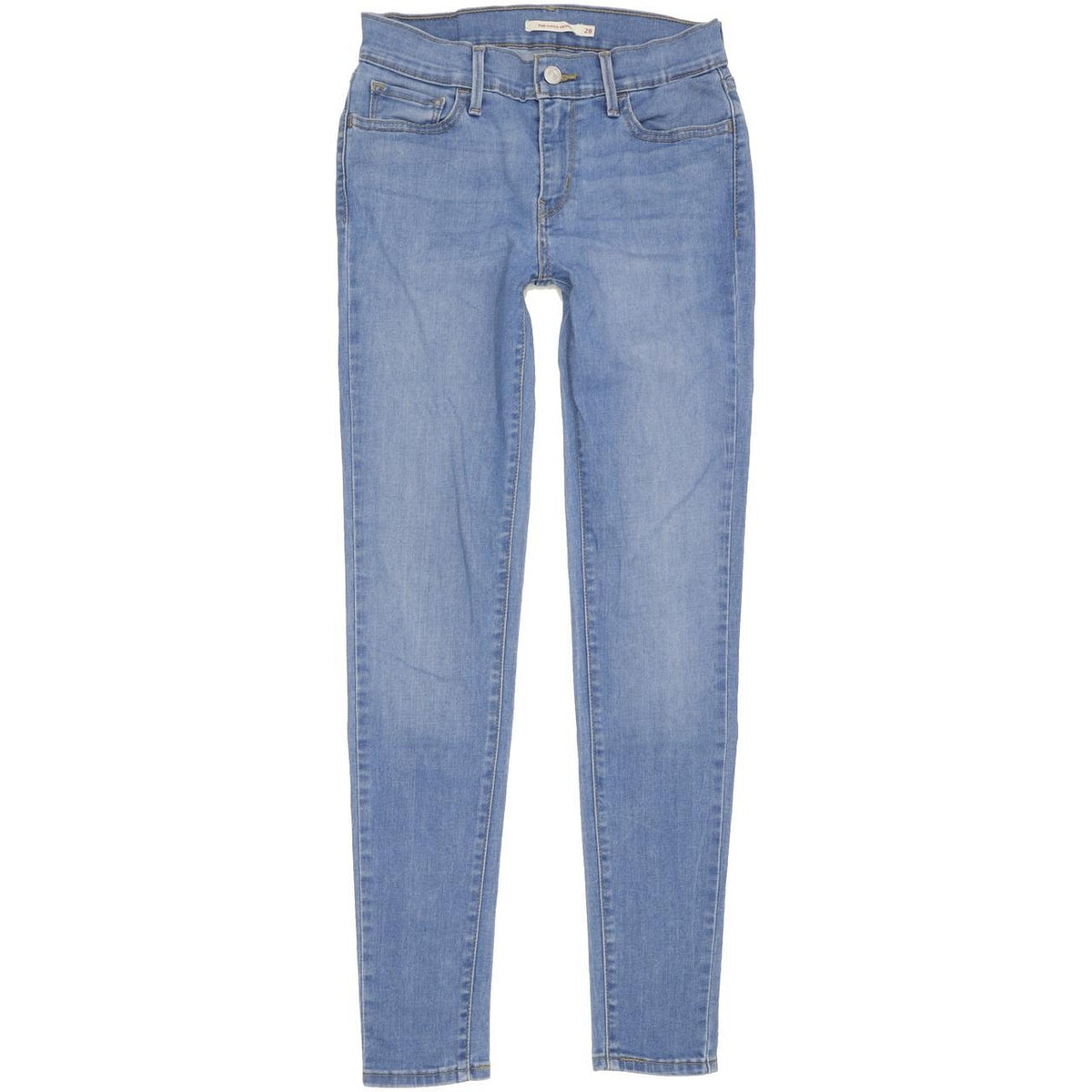 Levi's 710 Super Women Blue Skinny Slim Stretch Jeans W28 L29