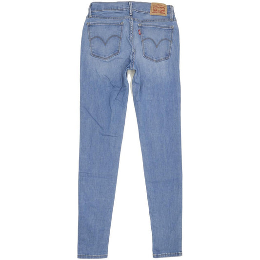 Levi's 710 Super Women Blue Skinny Slim Stretch Jeans W28 L29