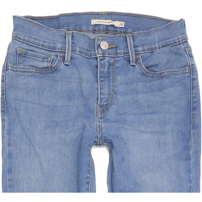 Levi's 710 Super Women Blue Skinny Slim Stretch Jeans W28 L29