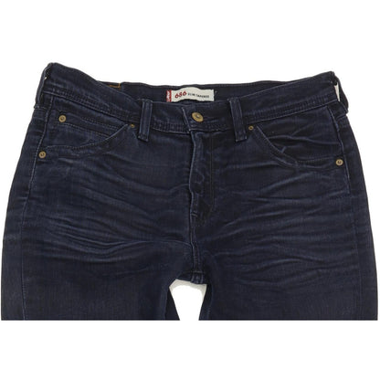 Levi's 686 Women Navy Tapered Slim Jeans W29 L32