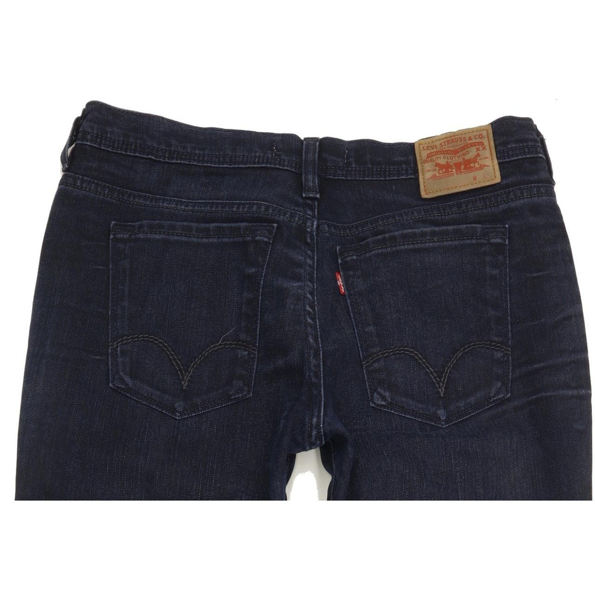 Levi's 686 Women Navy Tapered Slim Jeans W29 L32