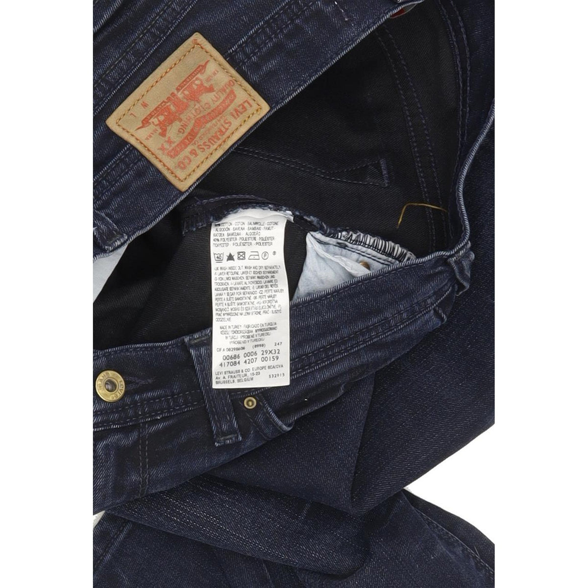 Levi's 686 Women Navy Tapered Slim Jeans W29 L32