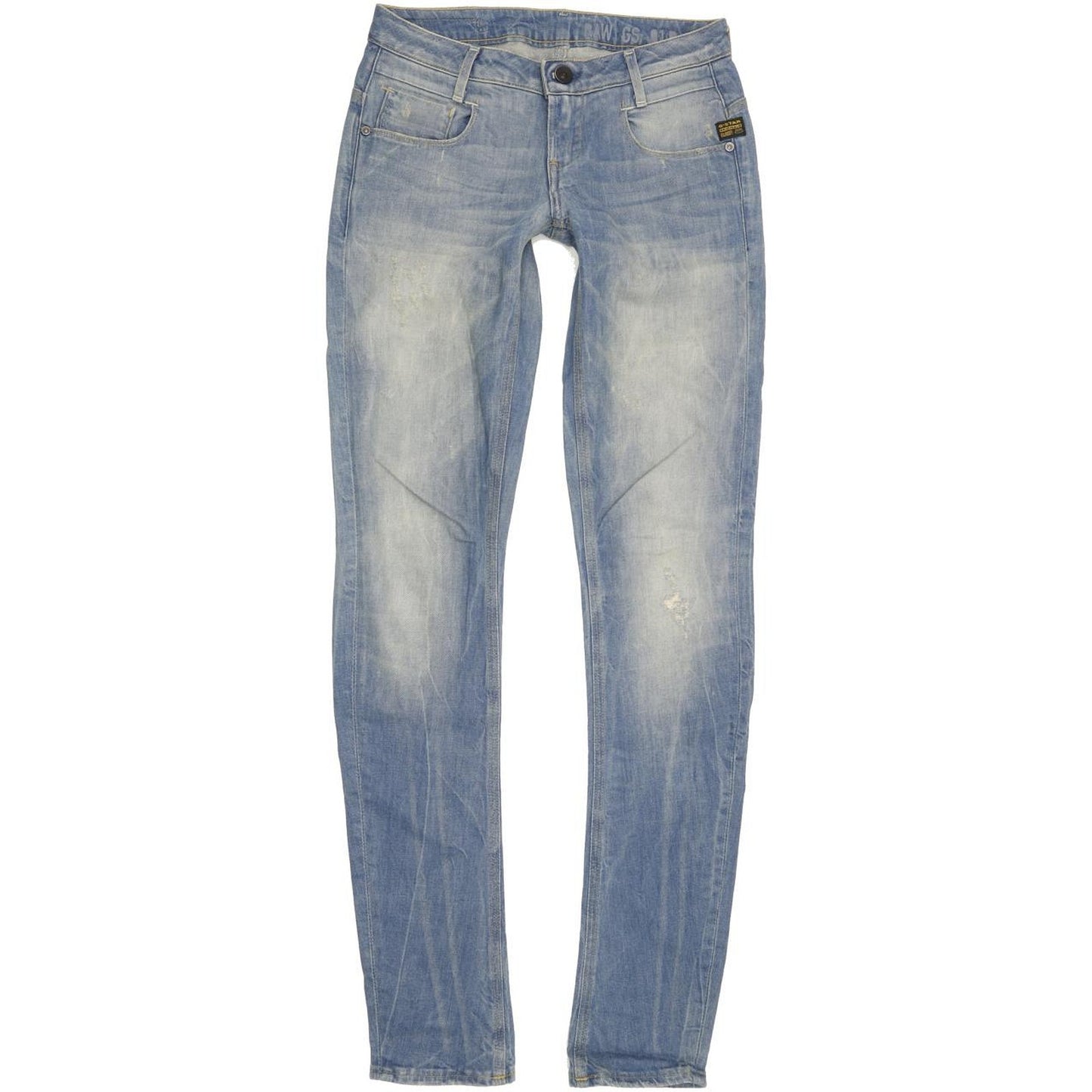 G-Star New Radar Women Blue Skinny Slim Stretch Jeans W26 L34