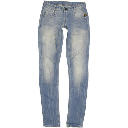 G-Star New Radar Women Blue Skinny Slim Stretch Jeans W26 L34