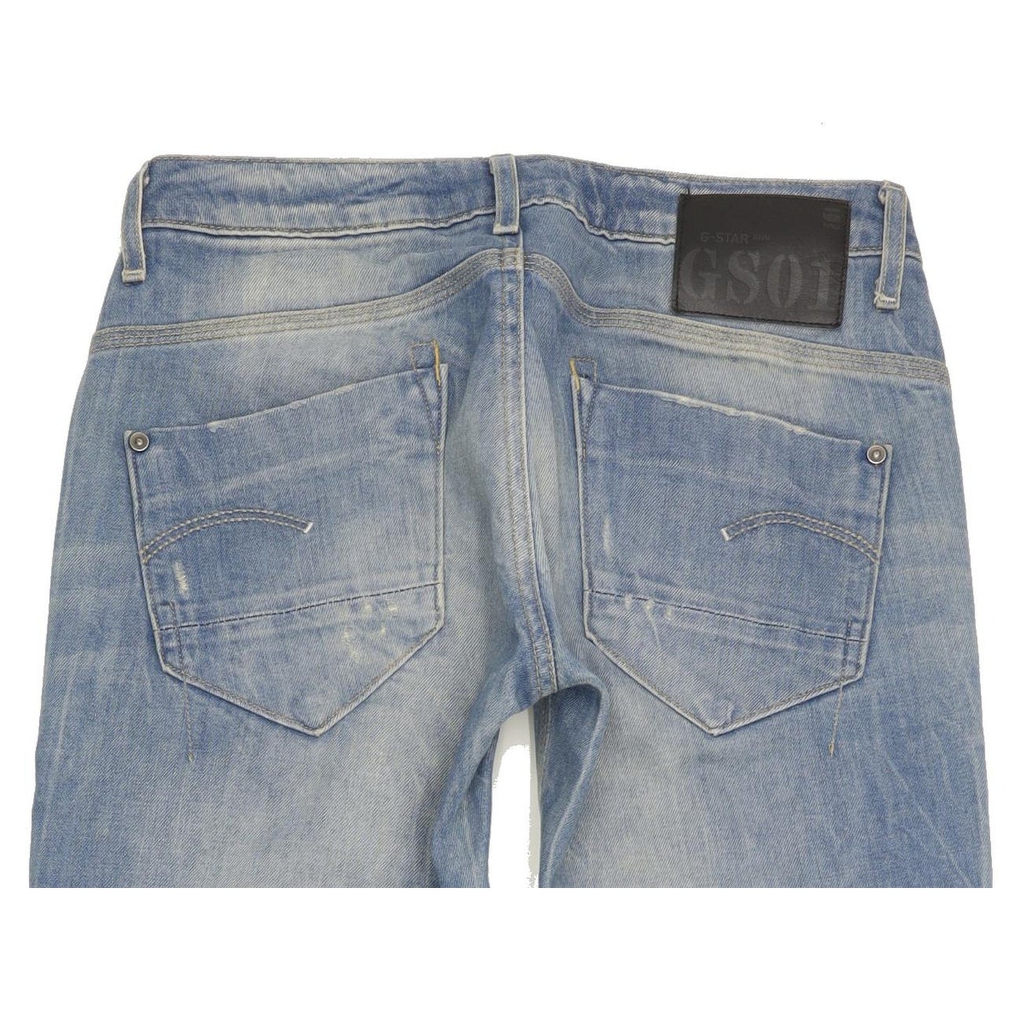 G-Star New Radar Women Blue Skinny Slim Stretch Jeans W26 L34