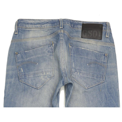 G-Star New Radar Women Blue Skinny Slim Stretch Jeans W26 L34