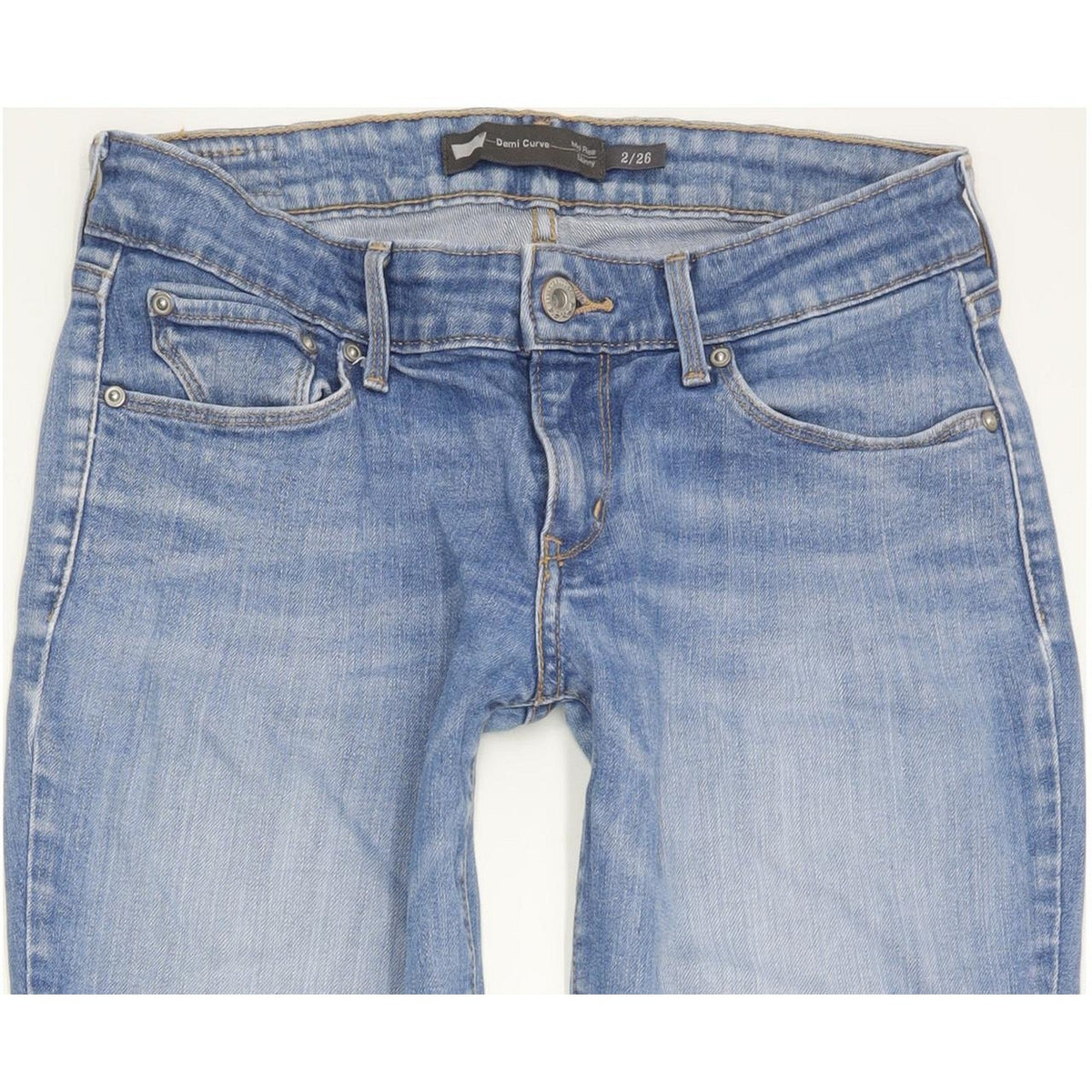 Levi's Demi Curve Women Blue Skinny Slim Stretch Jeans W26 L31