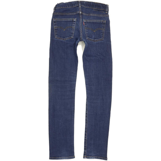 Levi's 510 Kids Blue Skinny Slim Stretch Jeans W26 L28