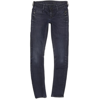 G-Star New Radar Women Navy Skinny Slim Stretch Jeans W26 L31