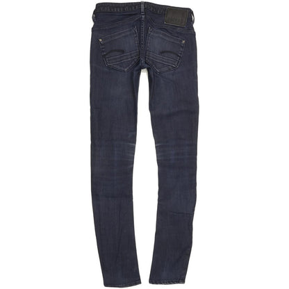 G-Star New Radar Women Navy Skinny Slim Stretch Jeans W26 L31