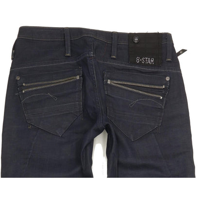 G-Star Ocean Women Navy Skinny Slim Stretch Jeans W26 L34