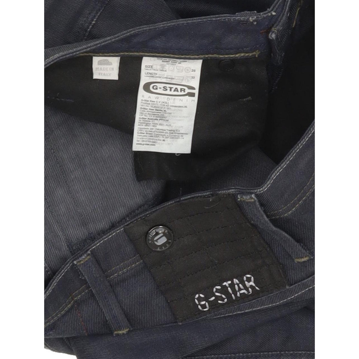 G-Star Ocean Women Navy Skinny Slim Stretch Jeans W26 L34
