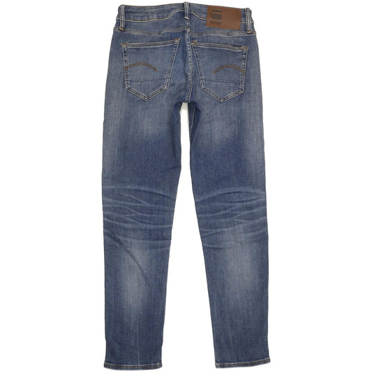 G-Star 3301 Men Blue Straight Slim Stretch Jeans W29 L30