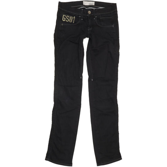 G-Star Saville Women Navy Straight Slim Stretch Jeans W28 L34