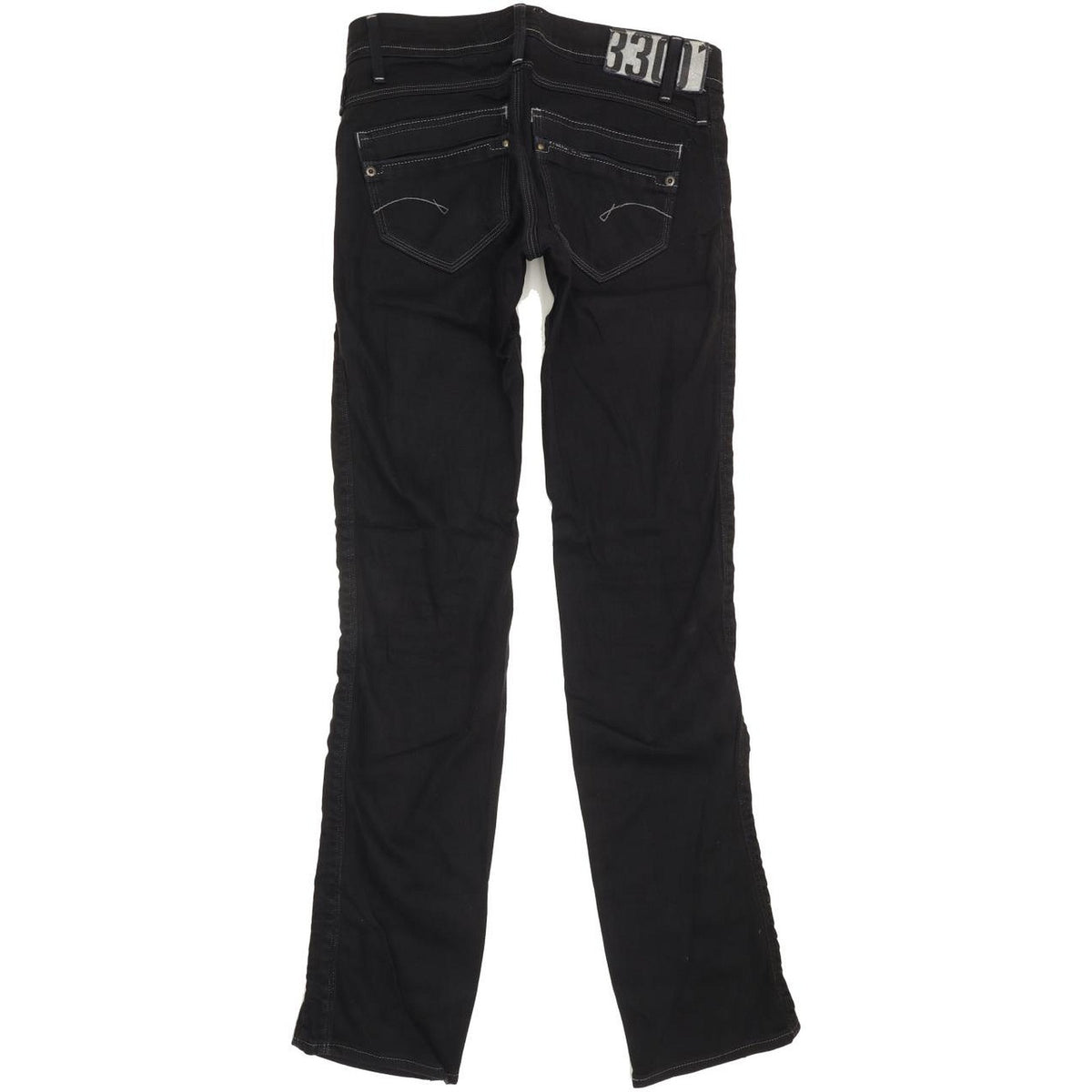 G-Star Saville Women Navy Straight Slim Stretch Jeans W28 L34