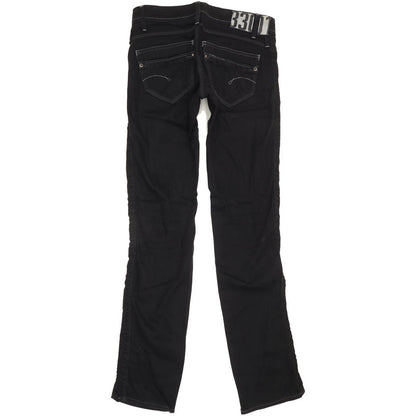 G-Star Saville Women Navy Straight Slim Stretch Jeans W28 L34