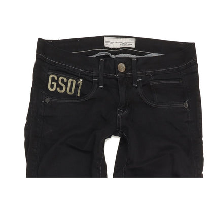 G-Star Saville Women Navy Straight Slim Stretch Jeans W28 L34