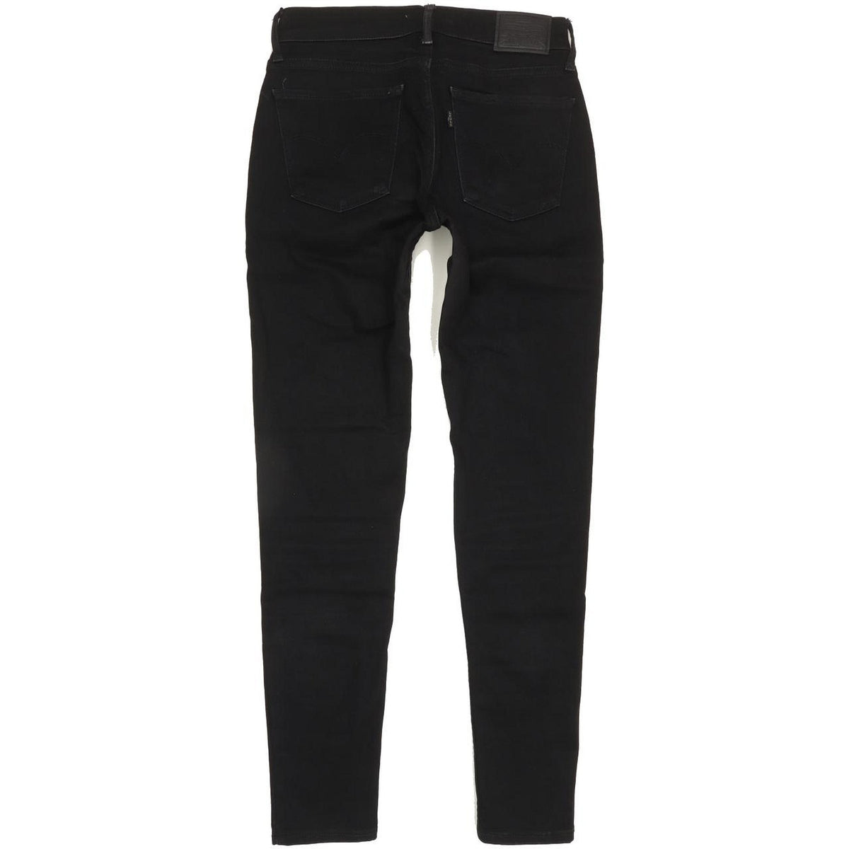 Levi's 710 Super Women Black Skinny Slim Stretch Jeans W27 L28