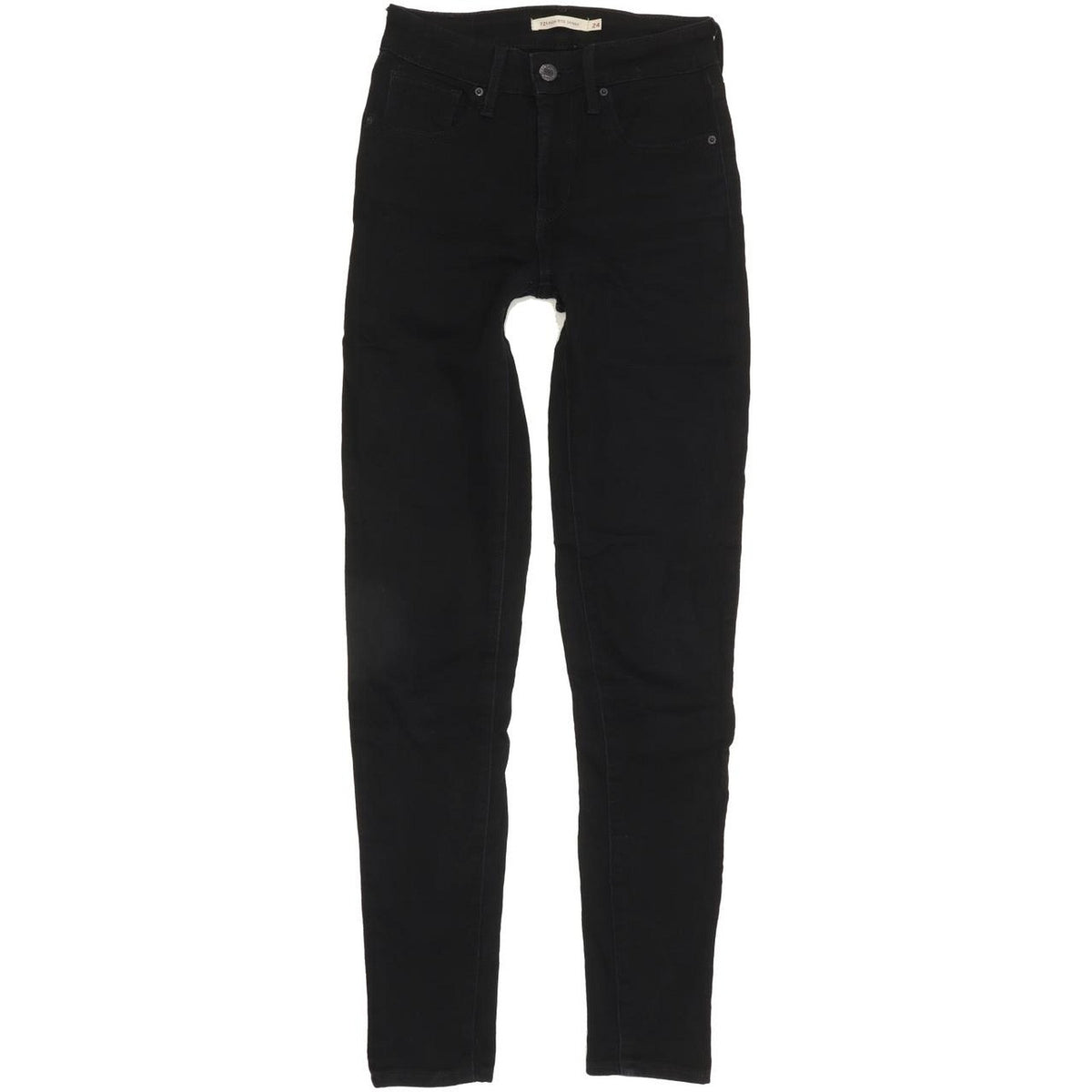 Levi's 721 Women Black Skinny Slim Stretch Jeans W24 L30