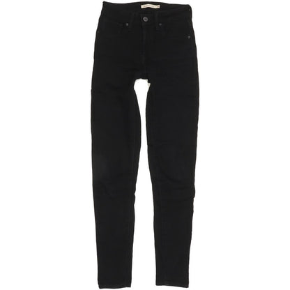 Levi's 721 Women Black Skinny Slim Stretch Jeans W24 L30