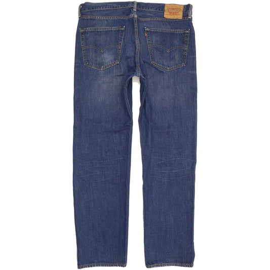Levi's 505 Men Blue Straight Regular Jeans W36 L32