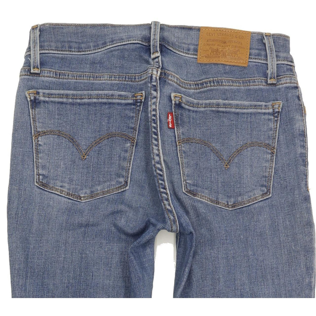 Levi's 710 Super Women Blue Skinny Slim Stretch Jeans W26 L32
