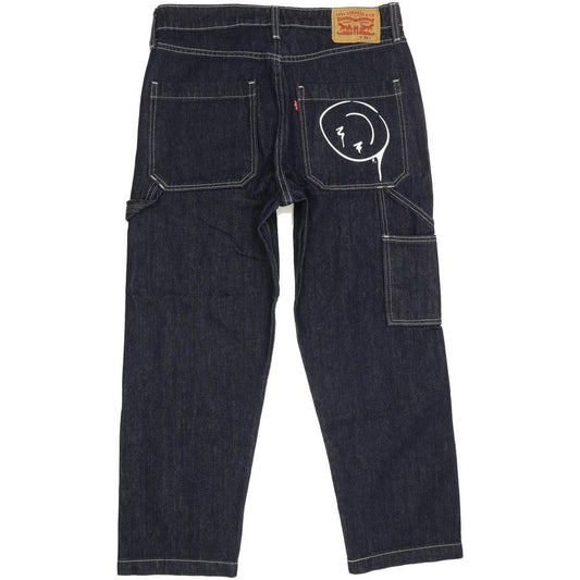 Levi's Blue Straight Slim Jeans High Waisted W31 L30